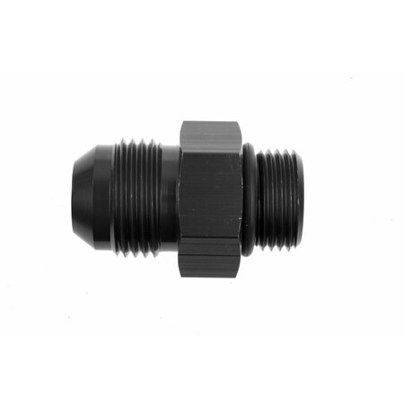 REDHORSE ADAPTER FITTING 06 AN Male To 10AN ORing Port High Flow Radius ORB Anodized Black Aluminum S 920-06-10-2